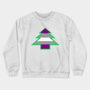 Graysexual Pride: Christmas Tree Crewneck Sweatshirt